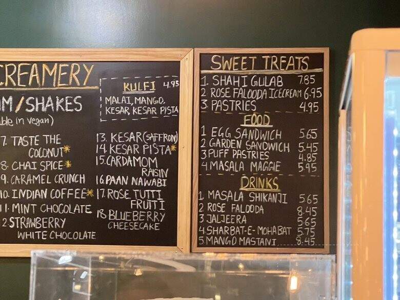 Sarabhas Creamery - Nashville, TN menu_pic
