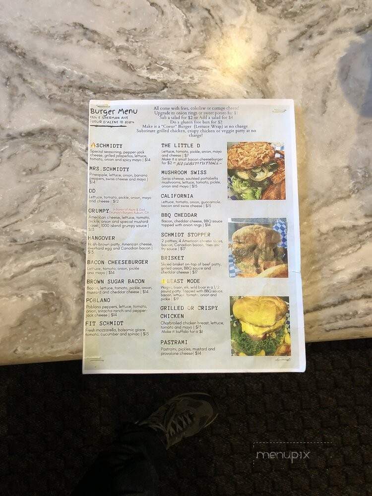 Schmidty's Burgers - Coeur d'Alene, ID menu_pic