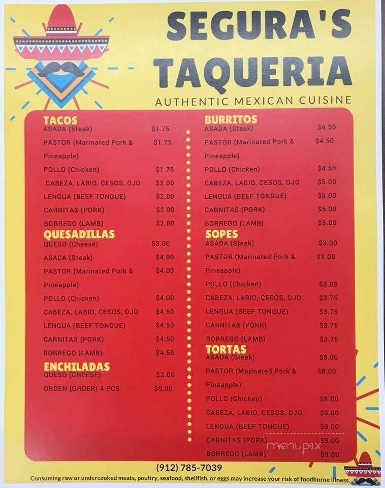 Segura's Taqueria - Baxley, GA