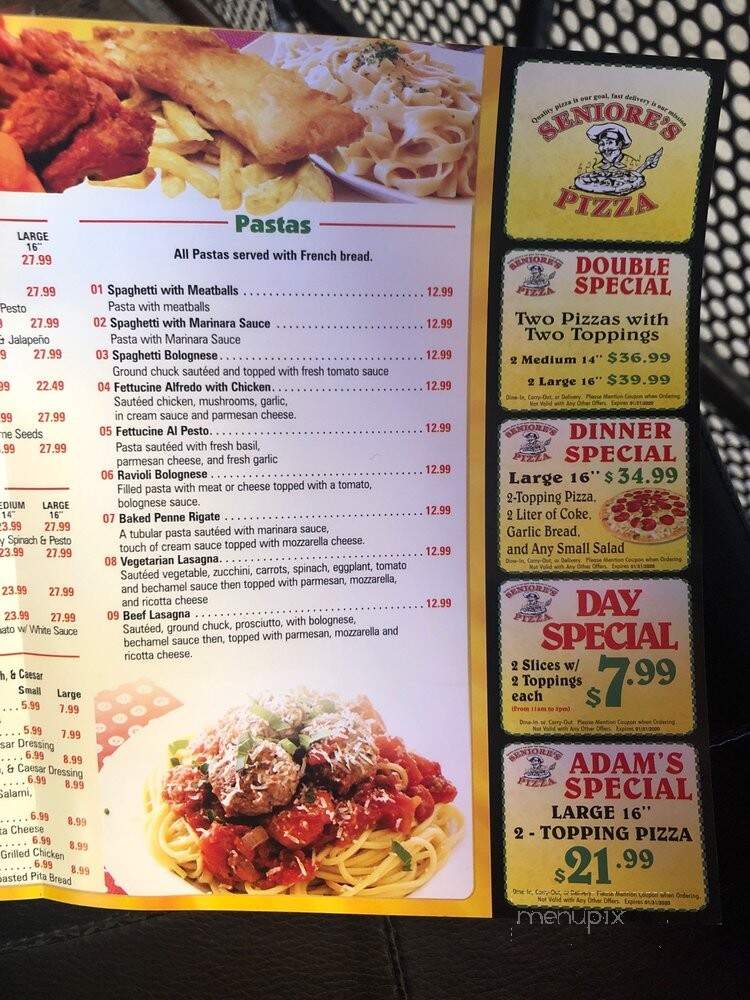 Seniore - San Francisco, CA menu_pic