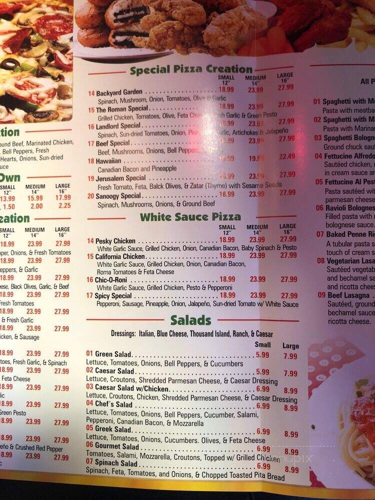 Seniore - San Francisco, CA menu_pic