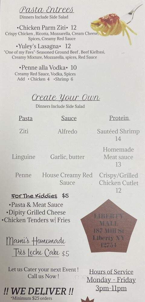 Serendipity Fam - Liberty, NY menu_pic