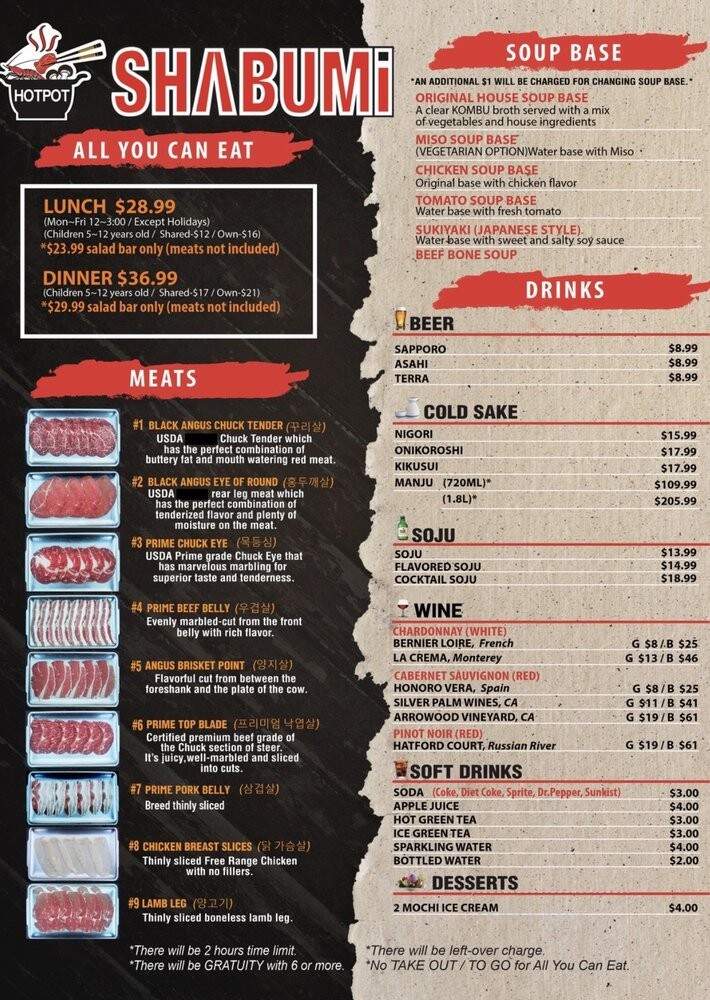 ShabuMi - San Diego, CA menu_pic