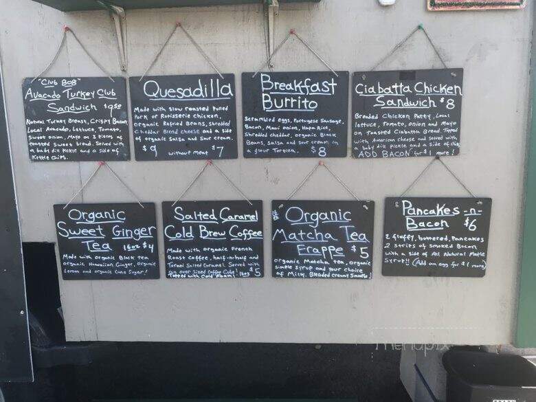 Shaka Shots - Lahaina, HI menu_pic