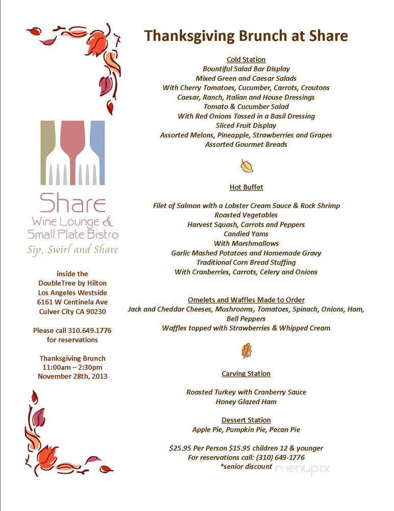 Share Wine Lounge & Small Plates Bistro - Culver City, CA