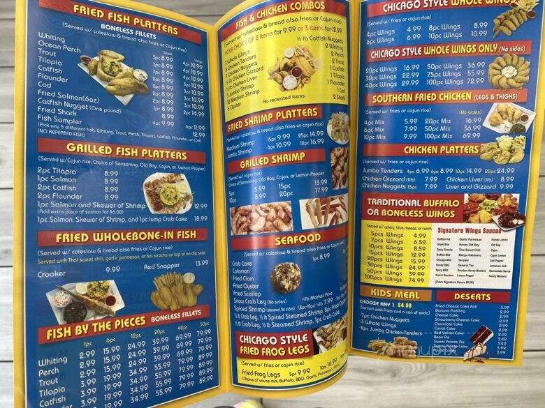Sharks Fish and Chicken - Washington, DC menu_pic
