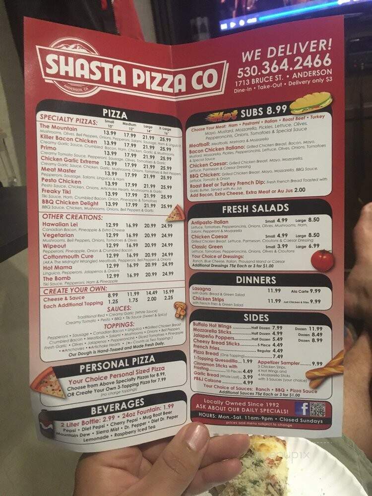 Shasta Pizza - Anderson, CA