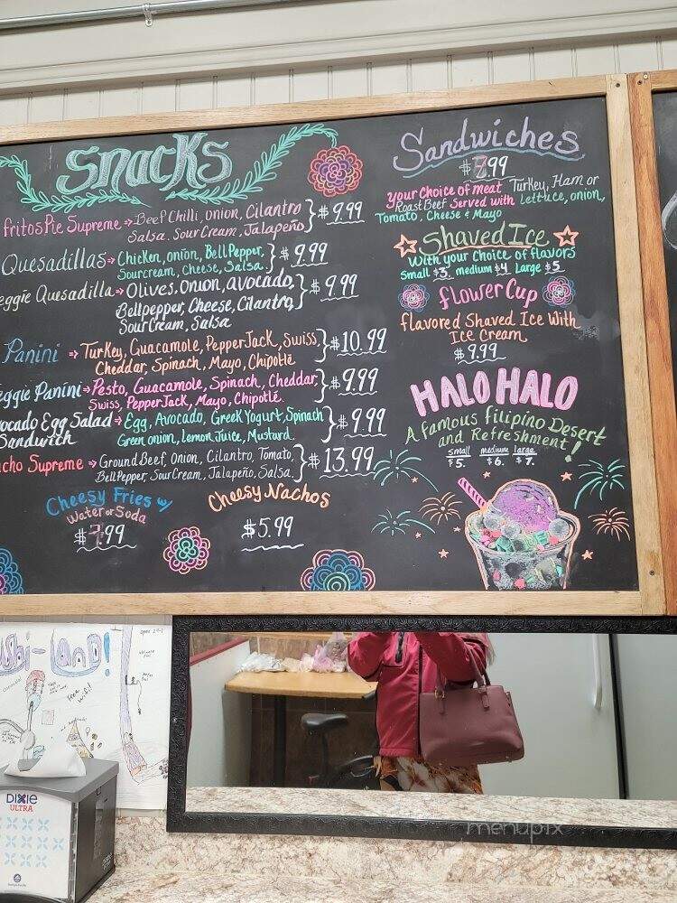 Shaved Ice & Delights - Ketchikan, AK menu_pic