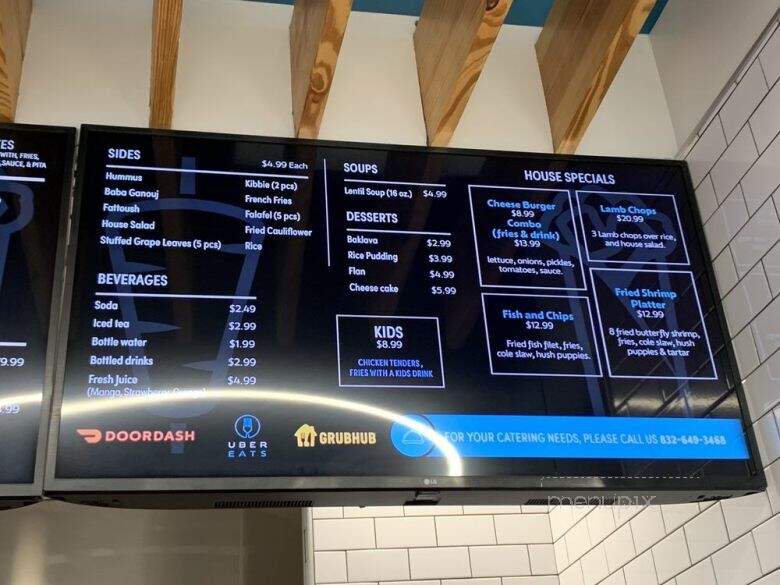 Shawarma Stop - Houston, TX menu_pic