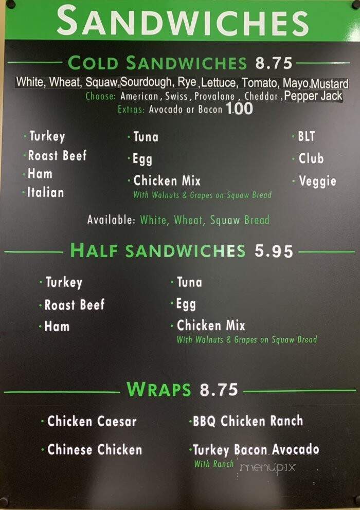 Sheldon's Corner Cafe - Los Alamitos, CA menu_pic