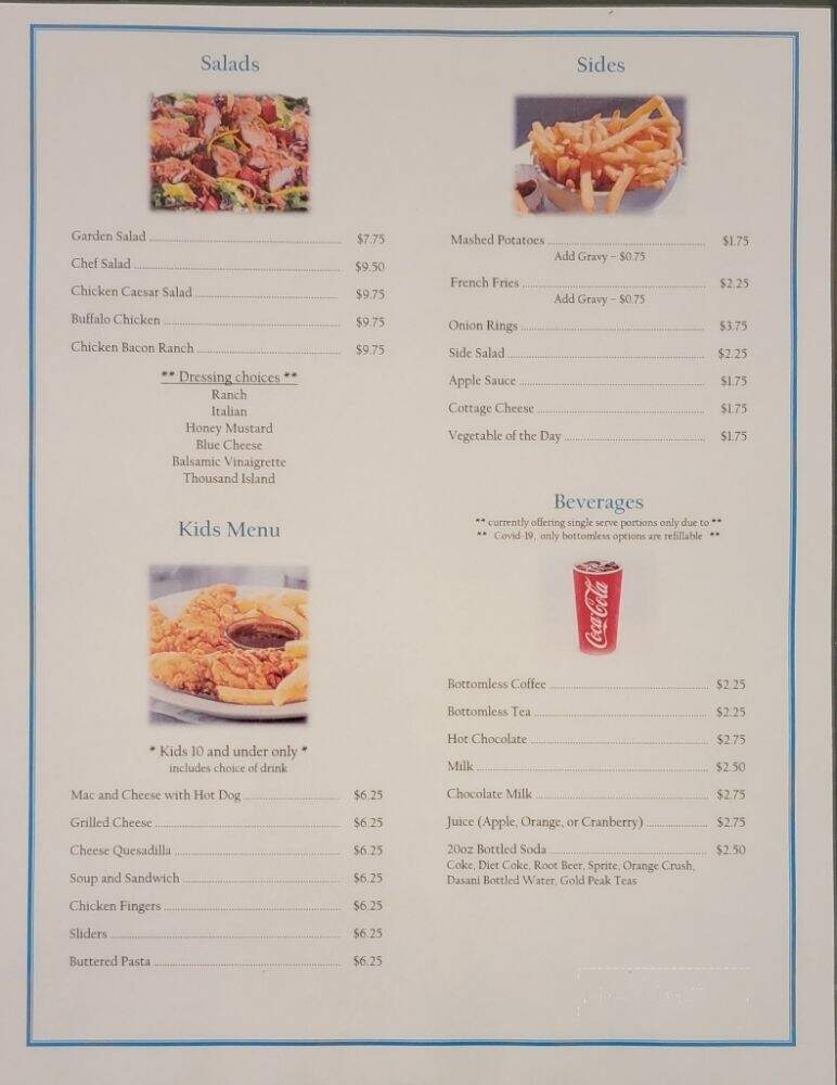 Sherry's Downtown Diner - Oswego, NY menu_pic