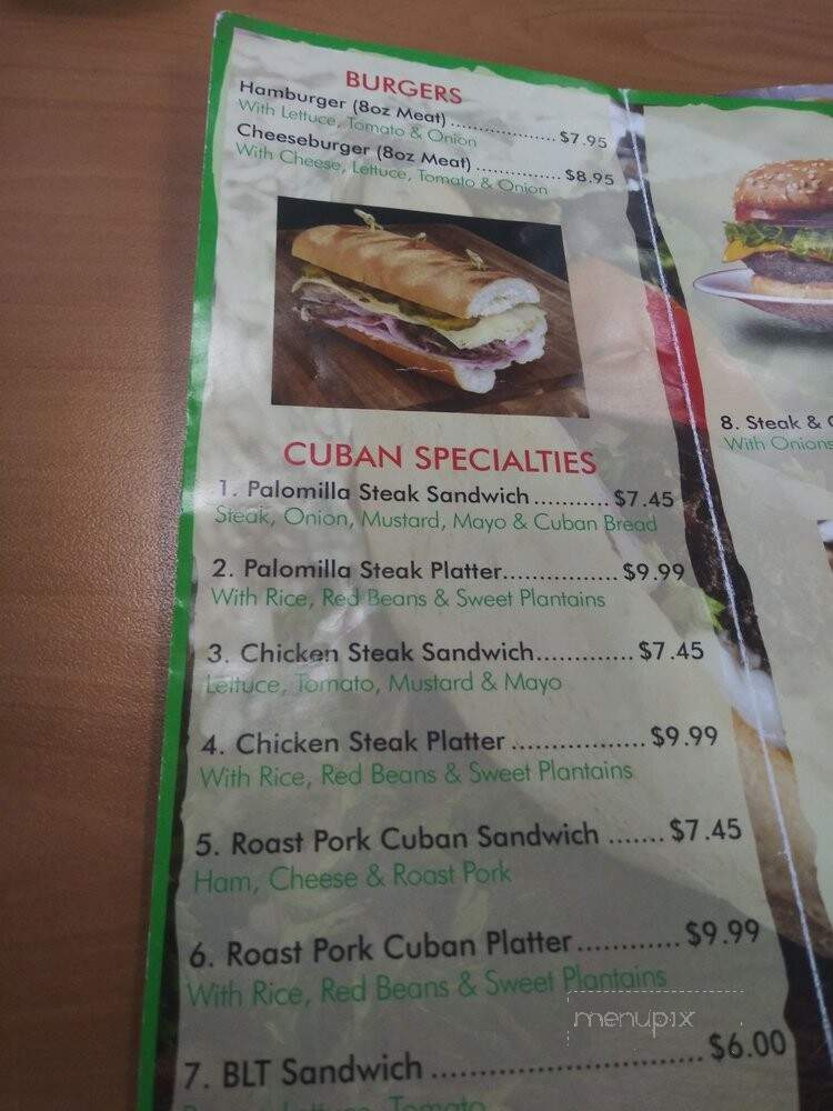 Shez Carvel - Pompano Beach, FL menu_pic