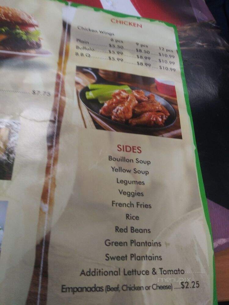 Shez Carvel - Pompano Beach, FL menu_pic
