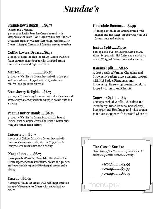 Shingletown Scoops - Shingletown, CA menu_pic