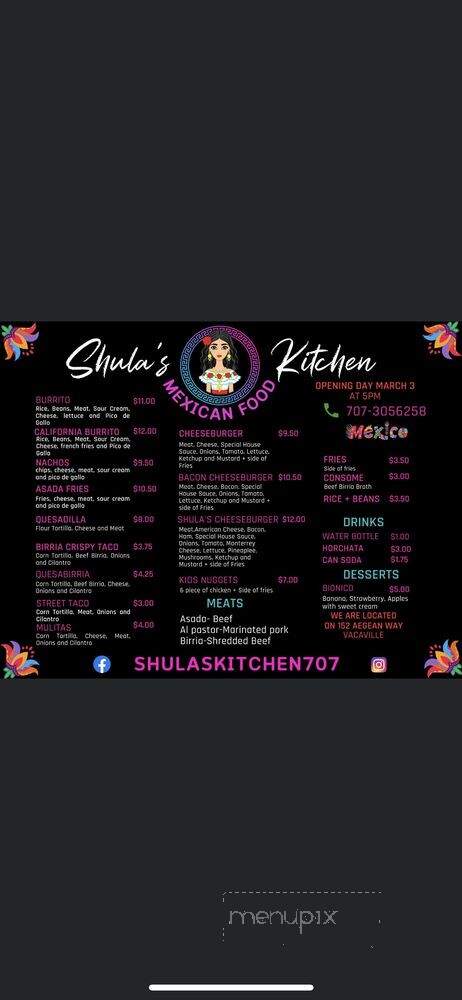 Shula's Kitchen - Vacaville, CA