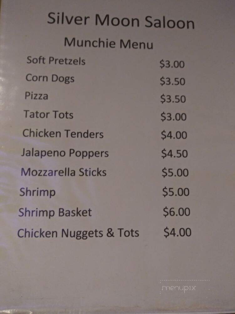 Silver Moon - Sun Valley, NV menu_pic