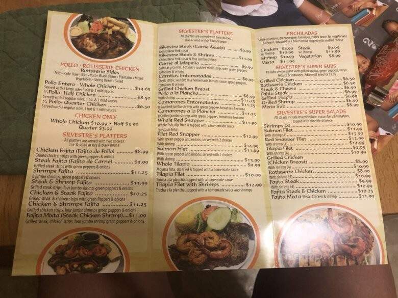 Silvestre Chicken - Camp Springs, MD menu_pic
