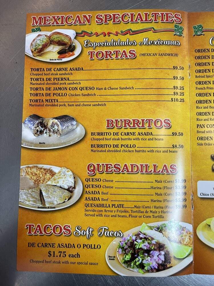 Sinaloa Express - South Gate, CA menu_pic
