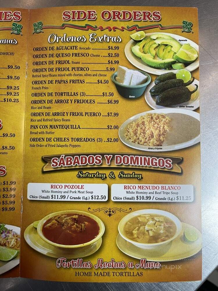Sinaloa Express - South Gate, CA menu_pic