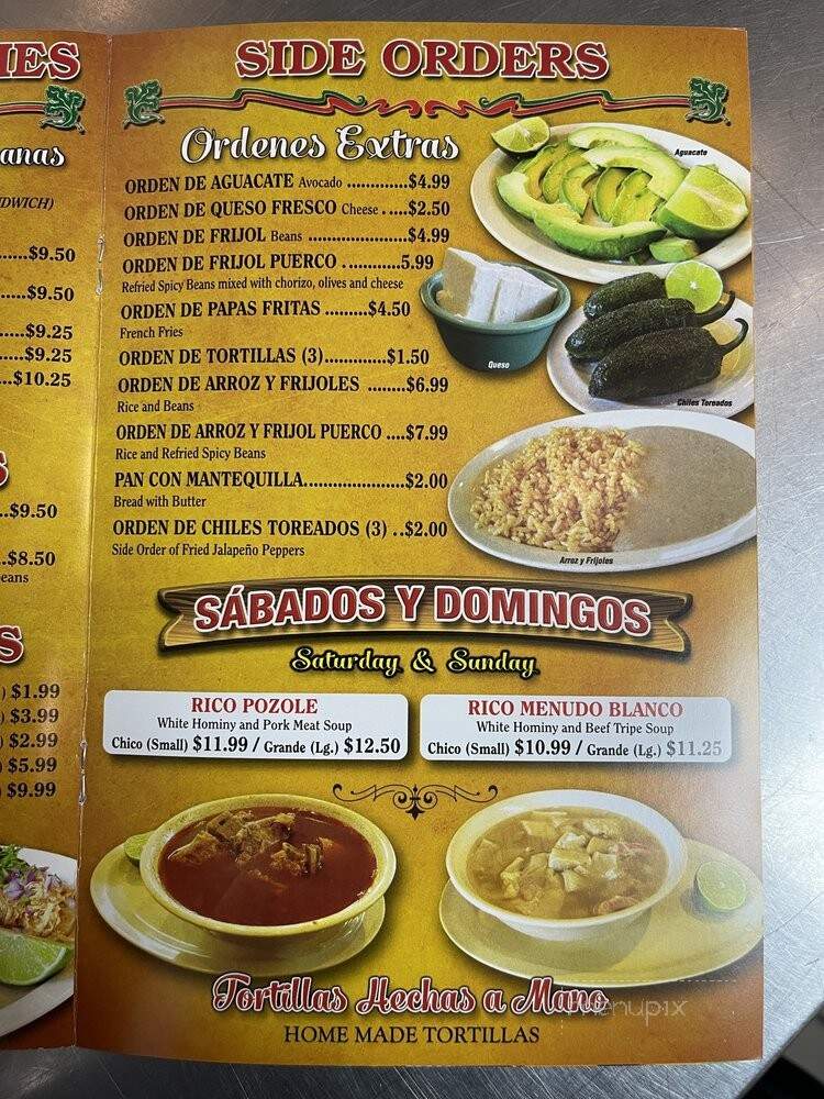 Sinaloa Express - South Gate, CA menu_pic