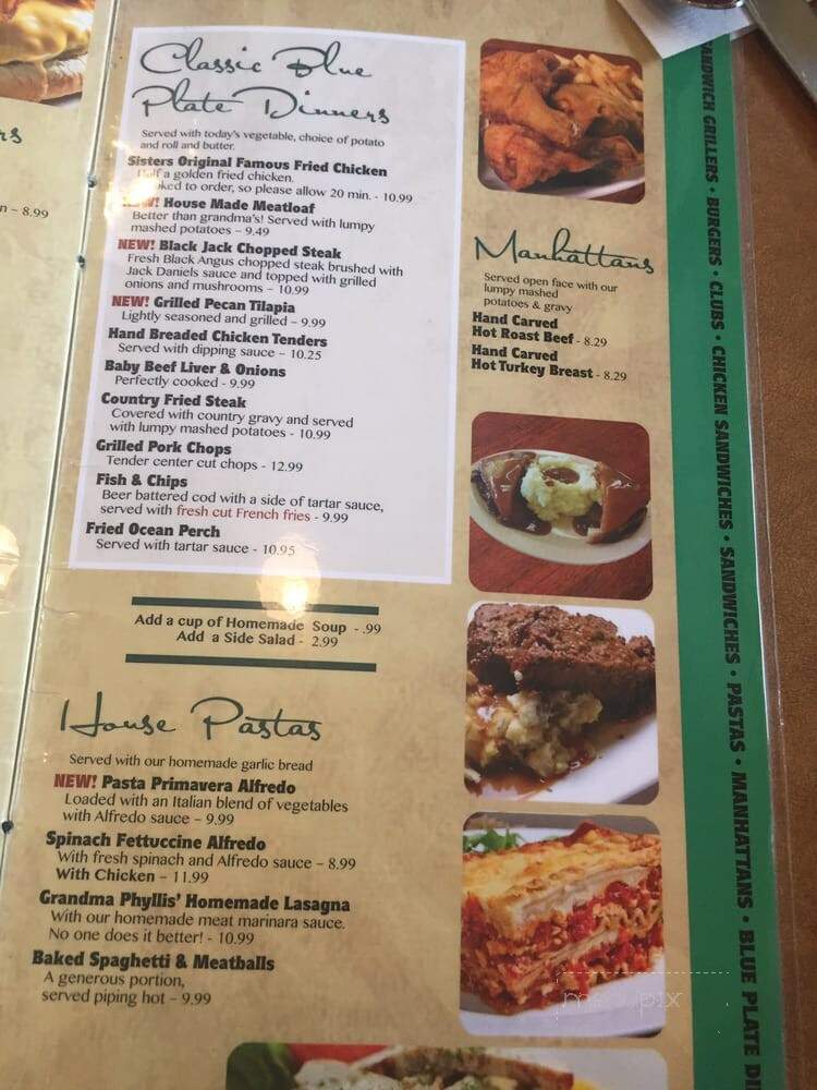 Sister's Place - Indianapolis, IN menu_pic