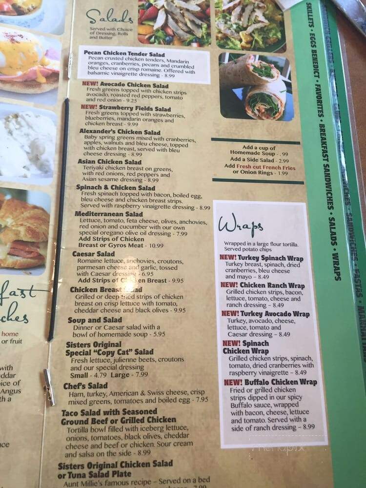 Sister's Place - Indianapolis, IN menu_pic