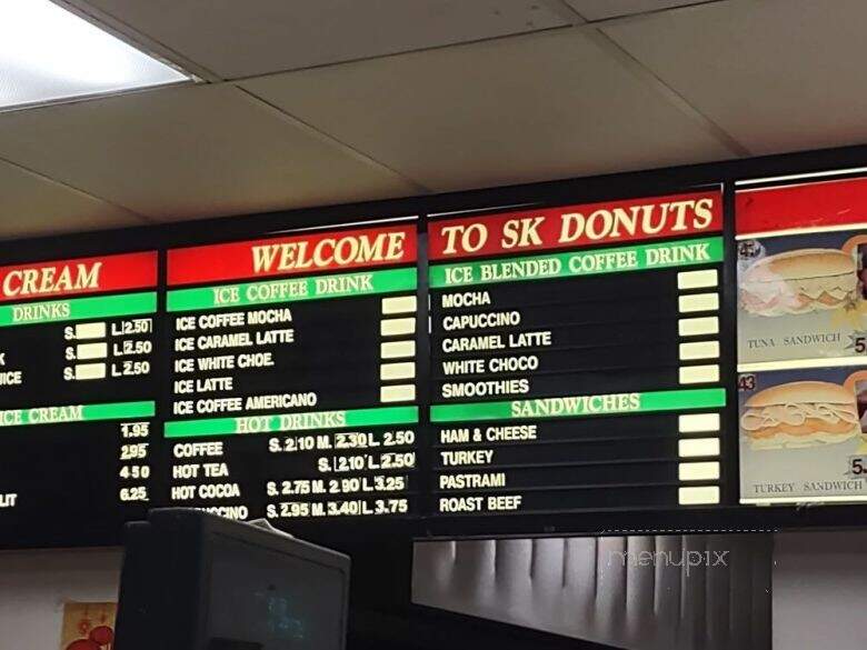 S K Donut - El Monte, CA menu_pic