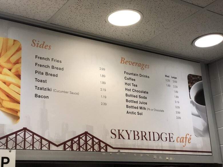 Skybridge Restaurant & Bar - Chicago, IL menu_pic