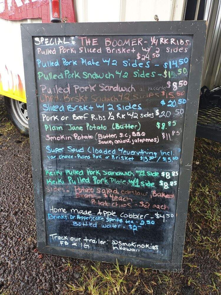 Smokin Okies BBQ - Pahoa, HI menu_pic