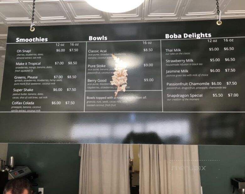 Snapdragon Provisions - Colfax, CA menu_pic