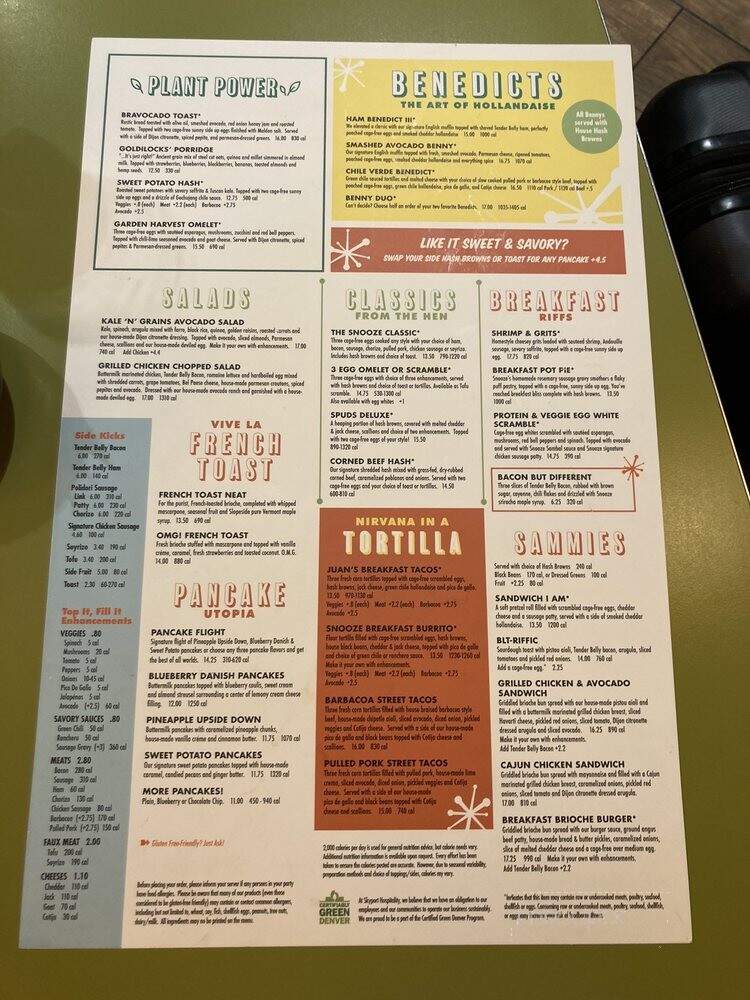 Snooze, an A.M. Eatery - Denver, CO menu_pic