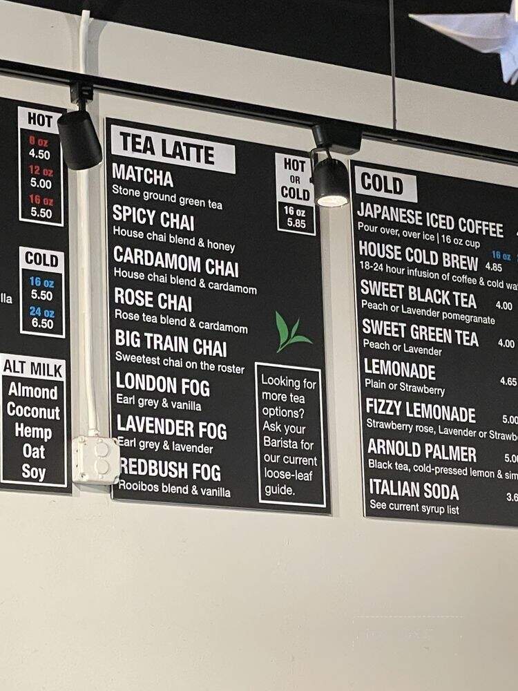 Solace & Fine Espresso - Beaverton, OR menu_pic