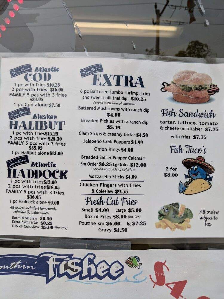 Somthin'n Fishee - Guelph, ON menu_pic