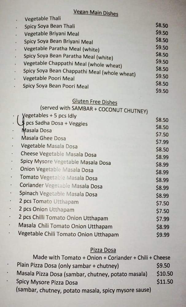 South Indian Dosa Mahal Restaurant - Toronto, ON