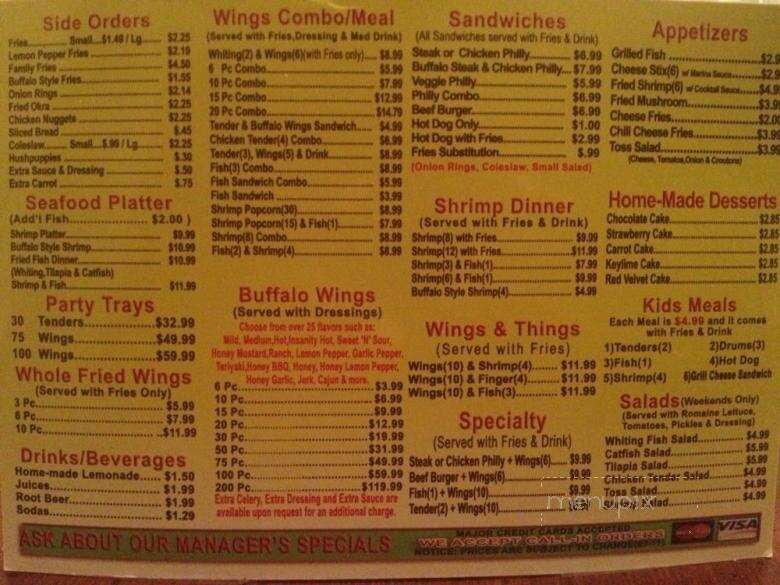 Southside Wings - College Park, GA menu_pic