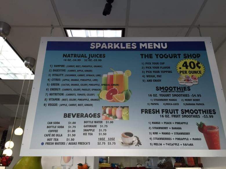Sprinkles - Huntington Park, CA menu_pic
