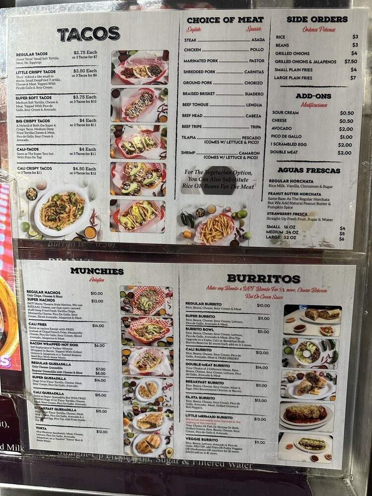 El Caminante - San Jose, CA menu_pic