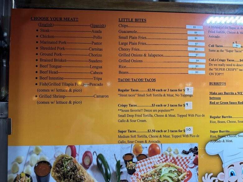 El Caminante - San Jose, CA menu_pic