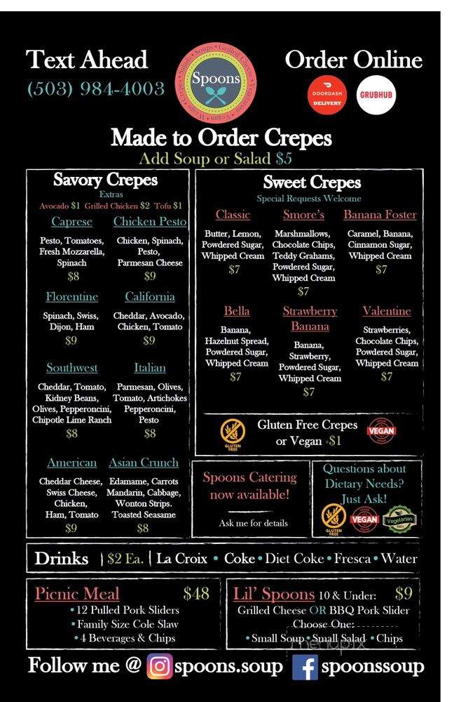 Spoons Soup Cart - Portland, OR
