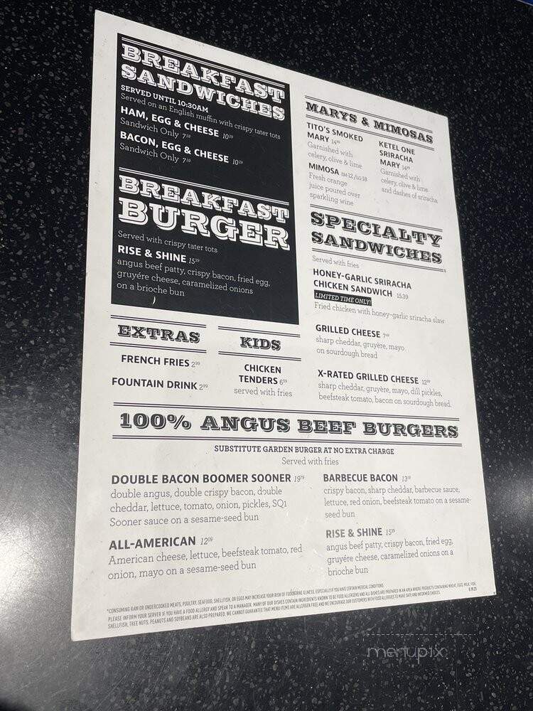 Square 1 - Tampa, FL menu_pic
