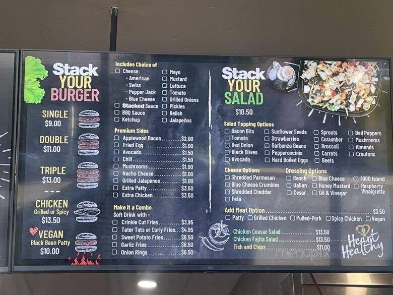 Stacked Bar & Grill - Visalia, CA menu_pic