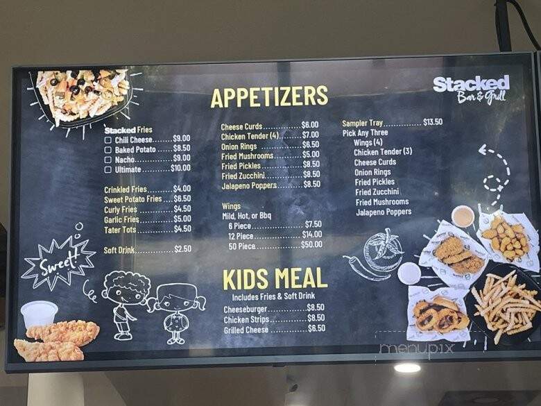 Stacked Bar & Grill - Visalia, CA menu_pic
