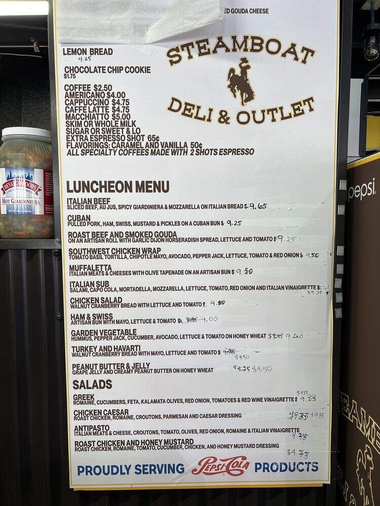 Steamboat Deli & Outlet - Casper, WY menu_pic