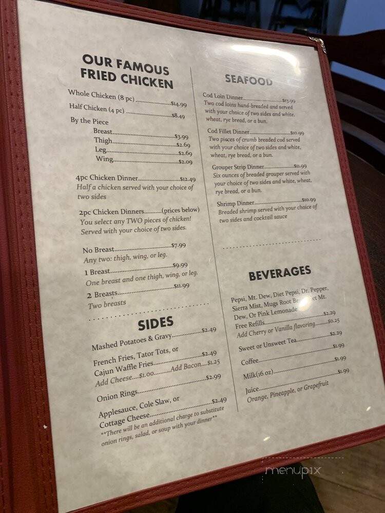 Paul's Bar - West Harrison, IN menu_pic