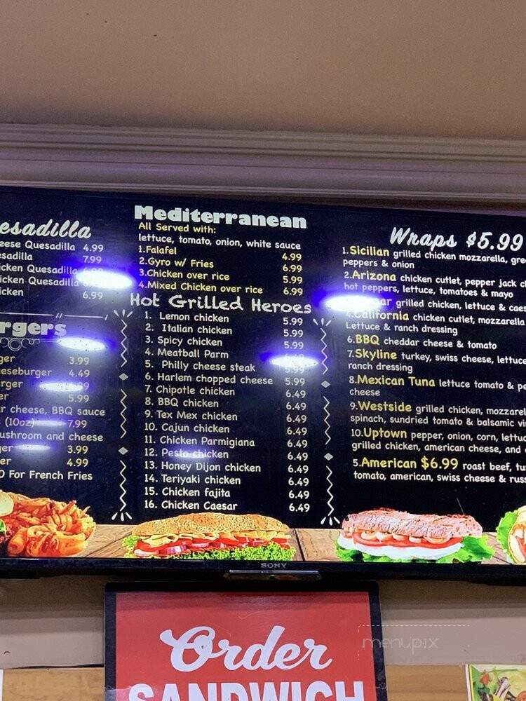 St Nicholas Food & Cafe - New York, NY menu_pic