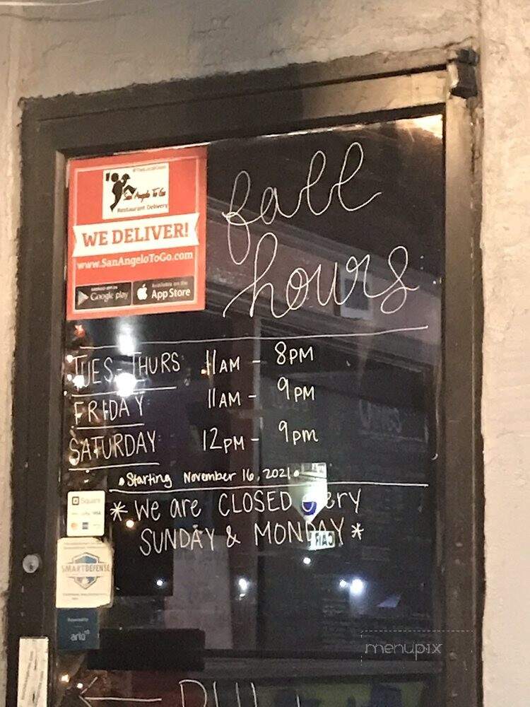 Street Eats - San Angelo, TX menu_pic