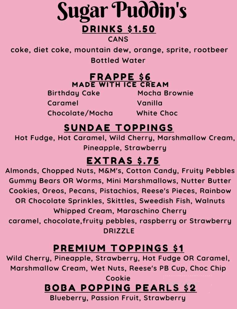 Sugar Puddin's Ice Cream Cafe - La Follette, TN