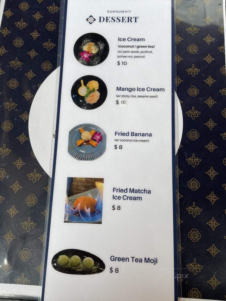 Sukhumvit Thai Eatery - Montclair, NJ menu_pic