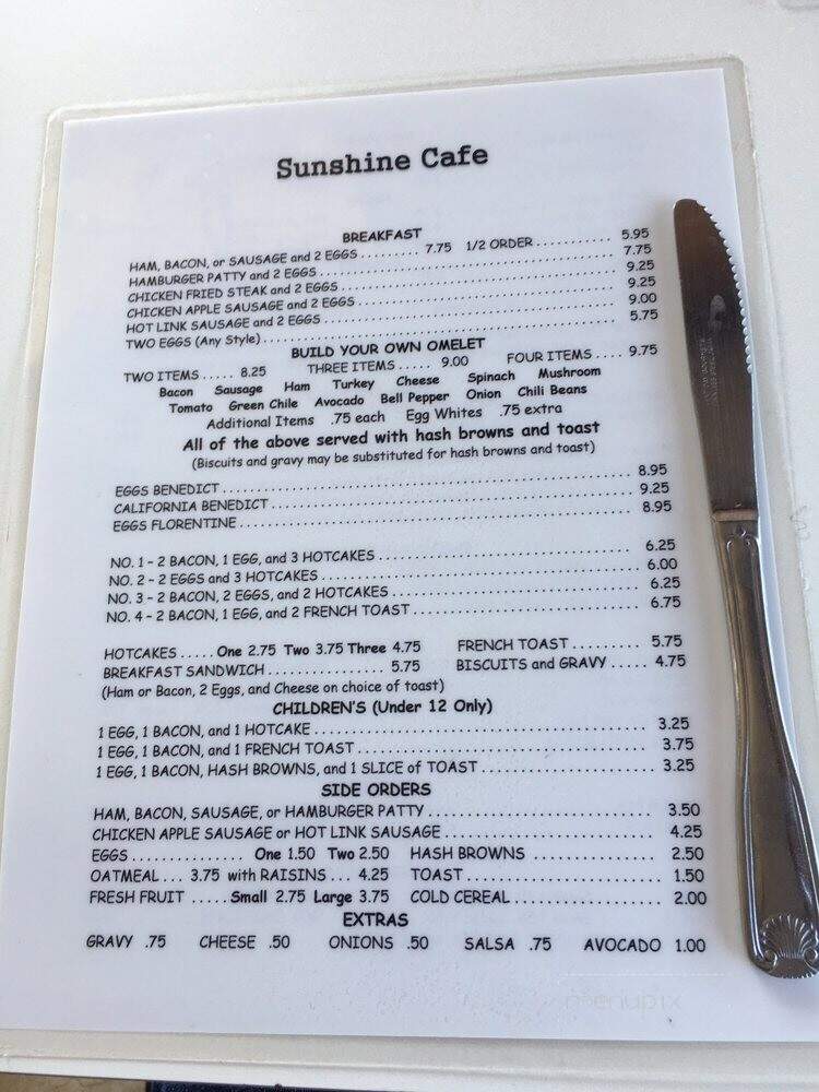 Sunshine Cafe - Pittsburg, CA