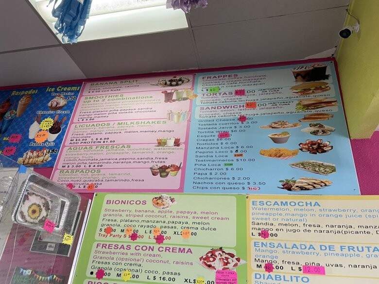 Super Bionicos La Fiesta - Bellflower, CA menu_pic